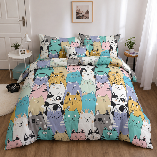 Cats Bedsheet